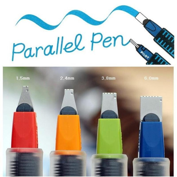 Parallel Calligraphy Pen Set, 1.5 Mm, 2.4 Mm, 3.8 Mm and 6 Mm with