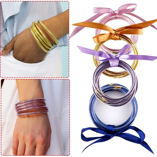 jelly bracelets - I was so excited when kids started wearing these again..  Then I remembered how old that mak… | Jelly bracelets, Childhood memories,  Great memories