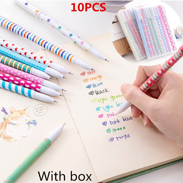 Cartoon Ten-Color Ballpoint Pen Cute Student Creative Stationery