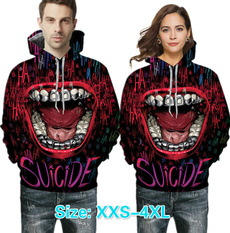 3D hoodies, Plus Size, pullover sweater, unisex