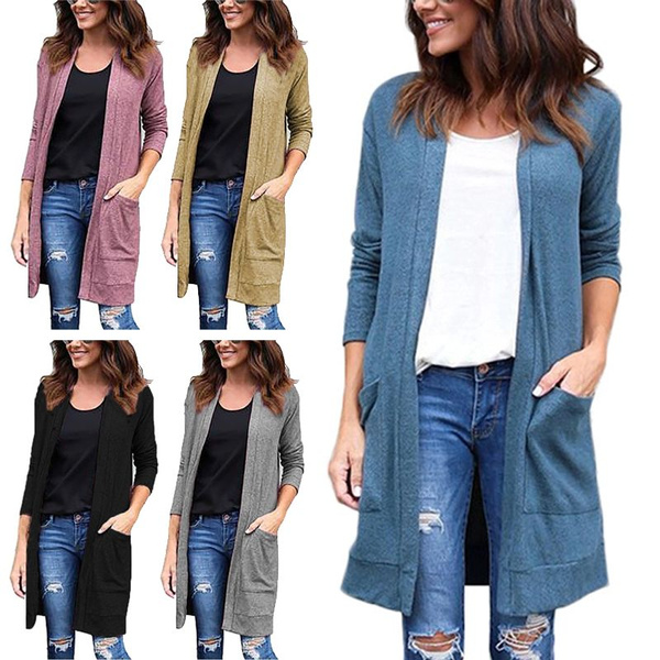 knee length cardigans ladies