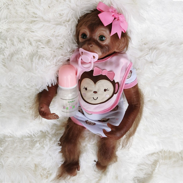 20 Inches Newborn Baby Monkey Doll Kids Christmas Birthday Gift | Wish