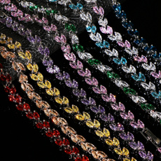 Cubic Zirconia, braceletgift, Fashion, leaf