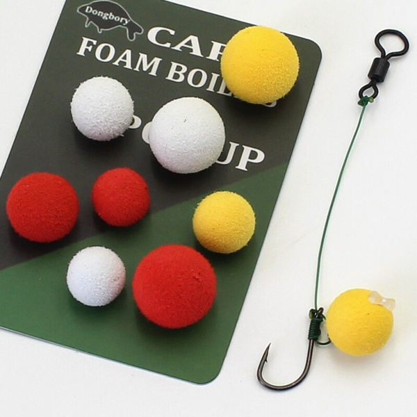 12/15PCS Carp Bait Pop Up Carp Fishing Boilies Bait Zig Bait Foam ...