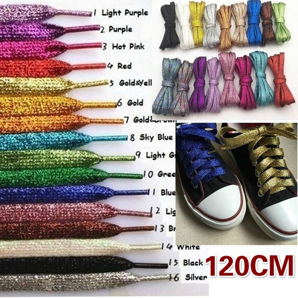 Sechunk Solid Flat Shoelaces Athletic Shoe Laces Colors Strings 29 Colors for Sneaker 