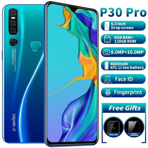 Global Version Smartphones P30Pro 6GB+128GB Mobile Phone MTK6763