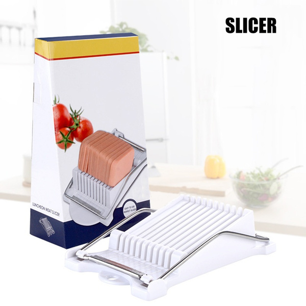 Bread Sausage Slicer Stainless Steel 10 Wires Slice Meat Fruit Soft Cheeses  Kitchen Cooking Tools