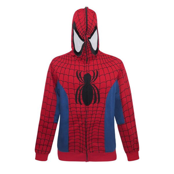 spider man zipper hoodie