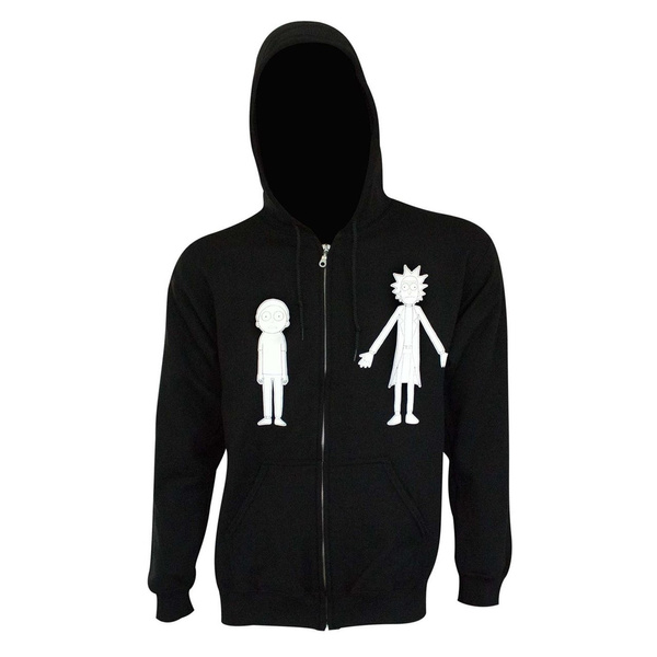 Rick and store morty hoodie wish