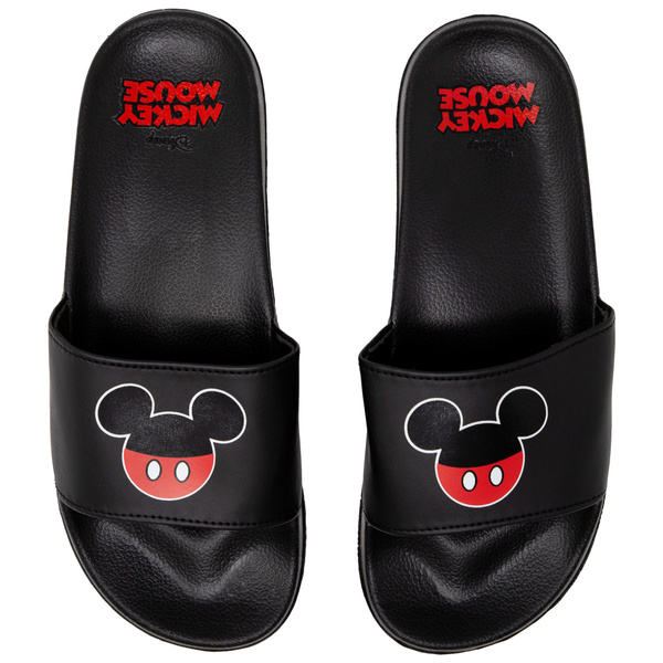 mickey mouse slippers men's