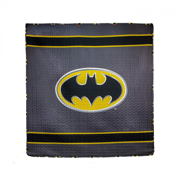 Batman Emblem Grey Queen Size Bedspread | Wish