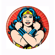 Bracelet, button, white, Superhero