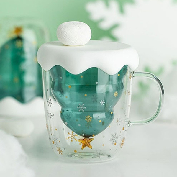 Transparent glass coffee mug with handle 09 | 3D model