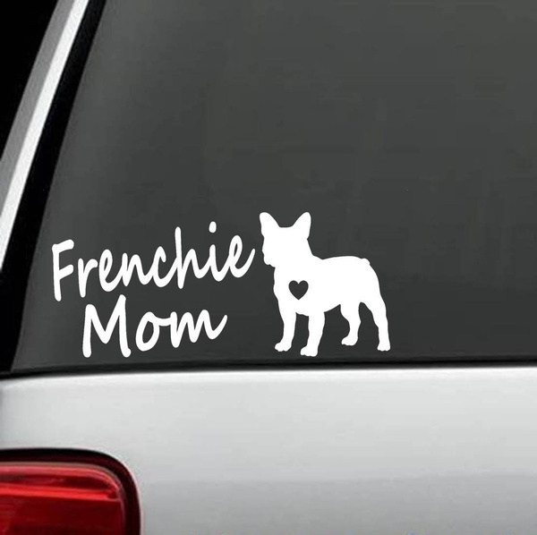 frenchie car decal