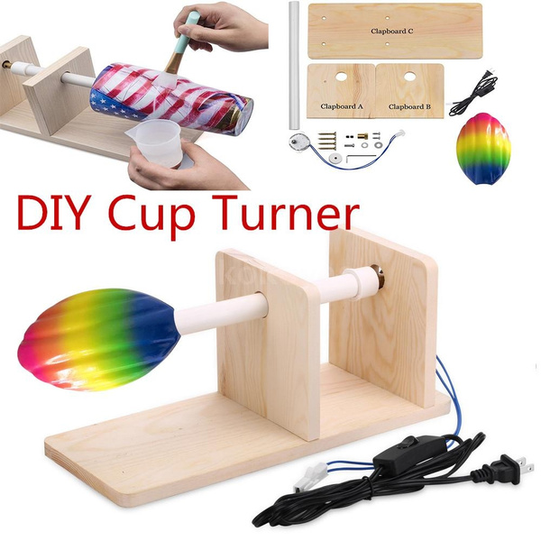 DIY Cup Turner Cuptisserie Turner Machine with Rotisserie Motor for Epoxy  Resin Crafts And Tumblers