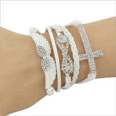 Charm Bracelet, Moda, Joyería de pavo reales, Angel