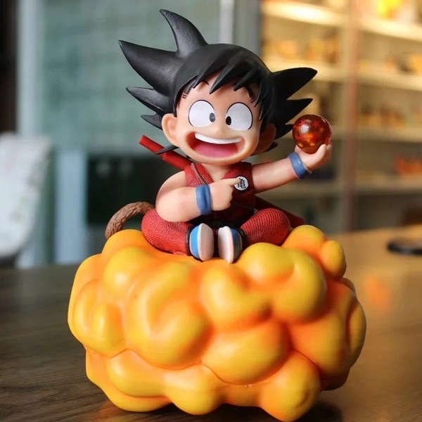 Details about   Anime Childhood Son Goku Riding Somersault Cloud Figure Model 12CM 