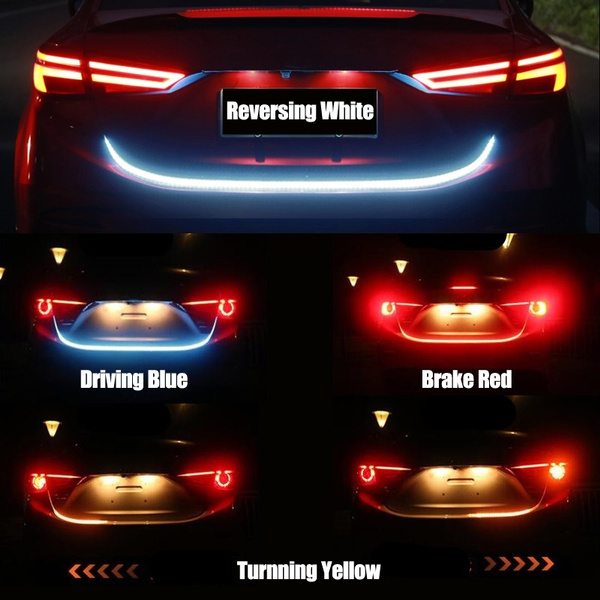 Led Car Strip Tail Light Bar Truck Running Brake Reverse Turn Signal Lamp 5 Mode Flow Warning 6475