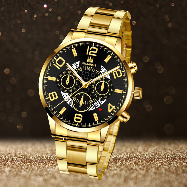 Shaarms on sale watches gold