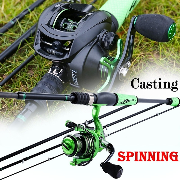 Sougayilang 2.1M/2.4M Spinning Fishing Rod Reel Combo or Casting