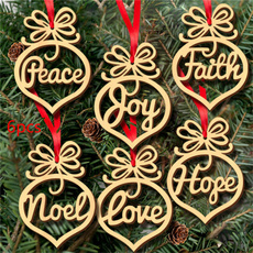 Christmas, Wooden, Ornament, kerst