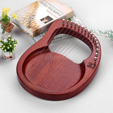 Musical Instruments, Bags, Wooden, lyreharp