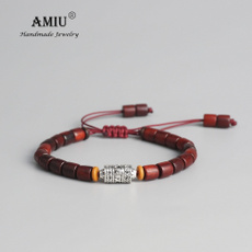 Bracelet, knotbracelet, ommanipadmehum, Handmade Jewelry