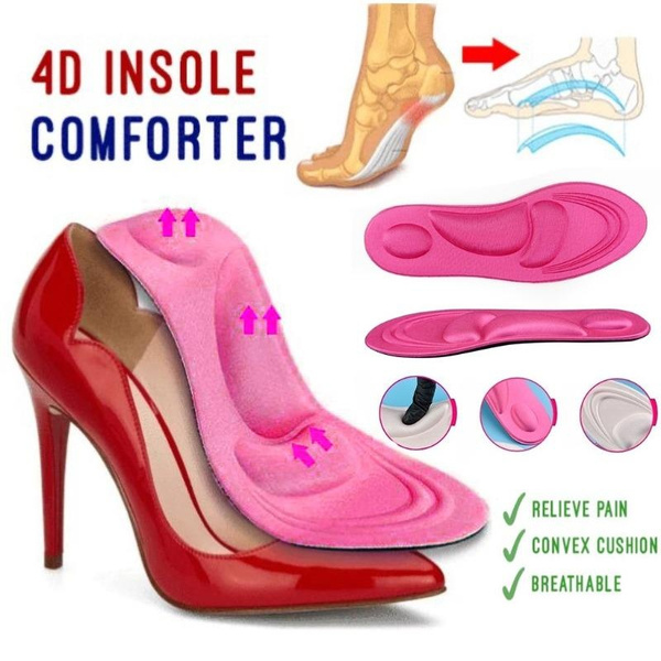 Lady Anti-slippery Gel Insole For High Heels 3/4 Women Arch Support  Massaging Insoles High Heel Pain Relief Insoles Shoe Pads - Insoles -  AliExpress