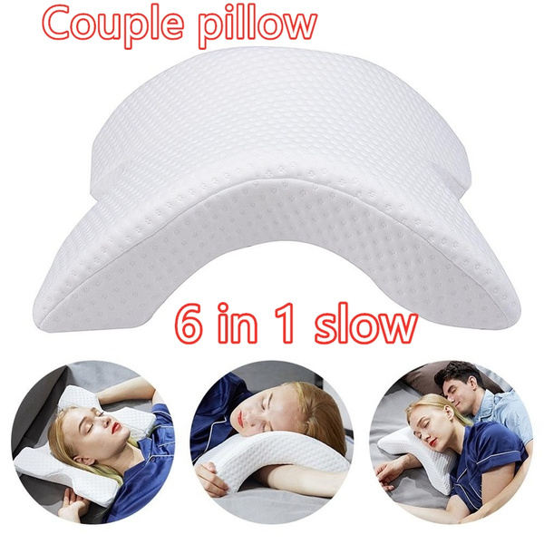 curved bed pillow
