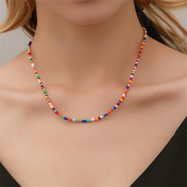 string beads necklace