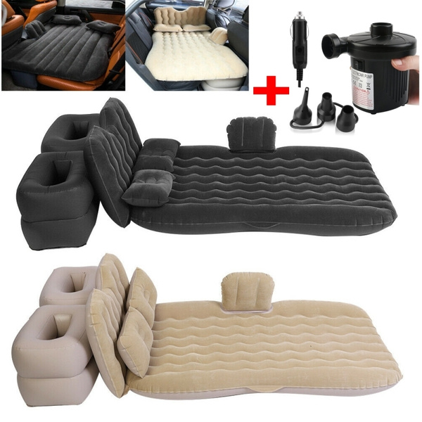 Updated Inflatable Car Mattress With Pump (Portable) Travel Camping