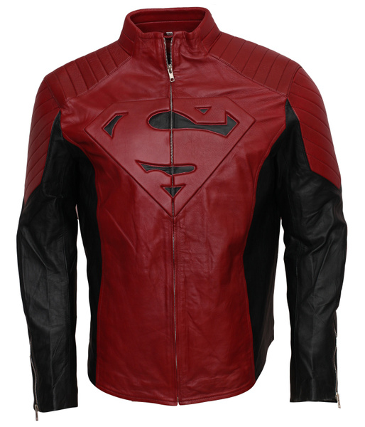 Jaqueta smallville hot sale vermelha