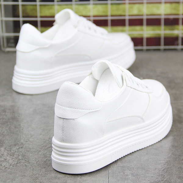 thick white shoes