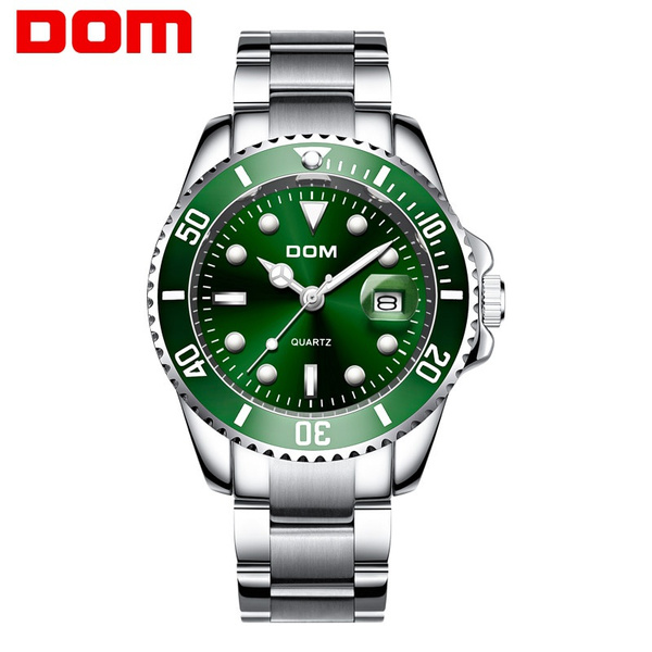 Luxury Brand Watch Men Green, Luxury Top Watch Green