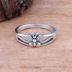 Sterling, butterfly, butterflyring, Engagement