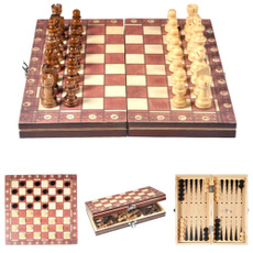 woodchessboard, Chess, backgammonset, Wooden