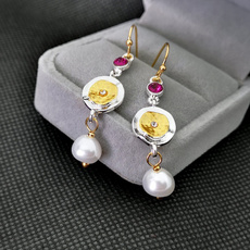 Fashion, 925 sterling silver, Gemstone Earrings, Stud Earring