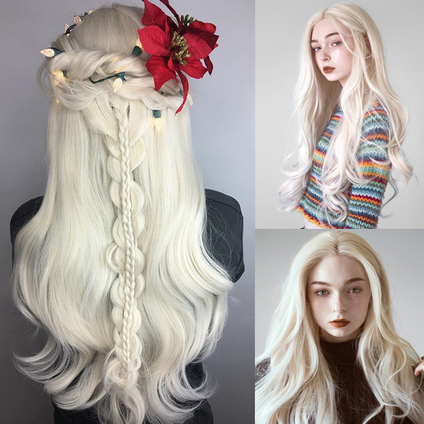 bleach blonde wigs