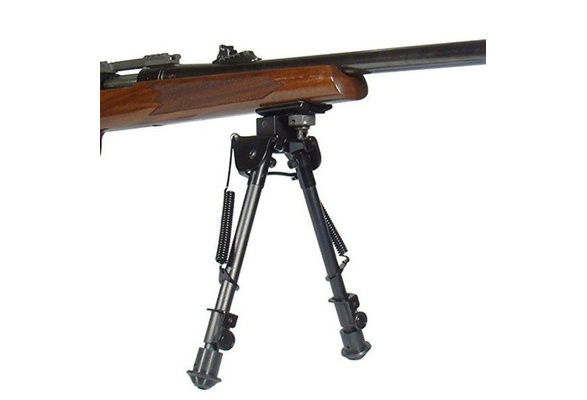 Adapter 9" to 13" Long Adjustable Spring Return Sniper Hunting Rifle Bipod 