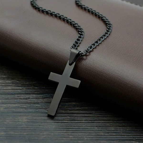 simple cross necklace