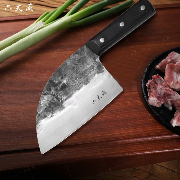 9 Inch Handmade Chinese Chef Knife Clad Forged Steel Boning Slicing Butcher  Kitchen Knives Made in China Kitchen Tools Grandsharp