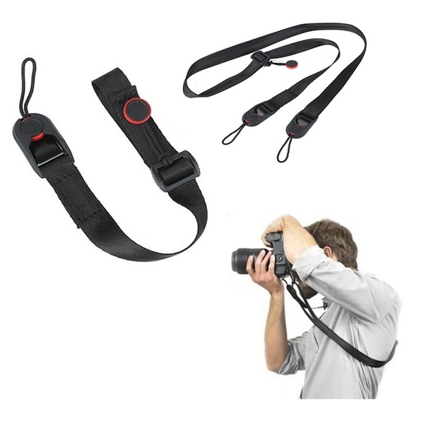 Pro Quick Release Camera Cuff Wrist Strap Shoulder Strap Sling ABS Buckle PP~ BX 
