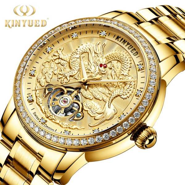 dragon watch gold