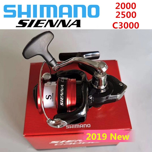 19 New Shimano Sienna Fg 500 1000 00 2500 C3000 4000 3 Ball Bearing One Roller Bearing Spinning Fishing Reel Saltwater Reel Wish 19 New Shimano Sienna Fg 500 1000 00 2500 C3000 4000 3 Ball Bearing One Roller Bearing Spinning Fishing Reel Saltwater Reel Wish