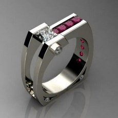 Sterling, Fashion, wedding ring, Simple