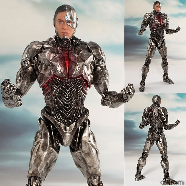 DC Justice League Cyborg Artfx Statue PVC Figure Collectible Model Toy 
