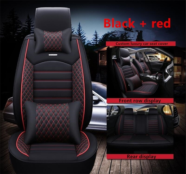 Car Seat Cover Universal Set For Bmw E46 F31 E60 E90 E93 X3 1 Series Waterproof Pu Leather Wish - Bmw E46 Car Seat Covers