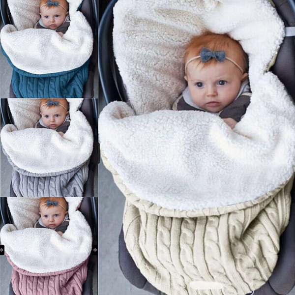 Knitted pram best sale sleeping bag