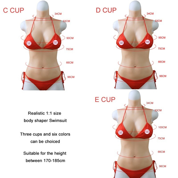 C、D、E cup L genuine medical silicone body shaping triangle without arms  Dalian body weaving hair can be inserted warm and comfortable designed for  women