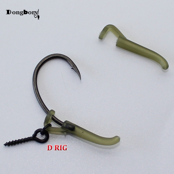20PCS Carp Fishing Accessories Hook Sleeves Ready D-rig Line Aligner Hair  Rigs Zig Rig Terminal Tackle Connect Pop Up Boilies